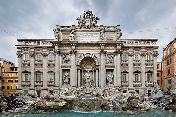 Fontana di Trevi. Valokuvaaja tuntematon. 