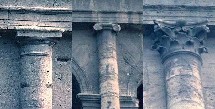 colosseumin pylväsjärjestelmät